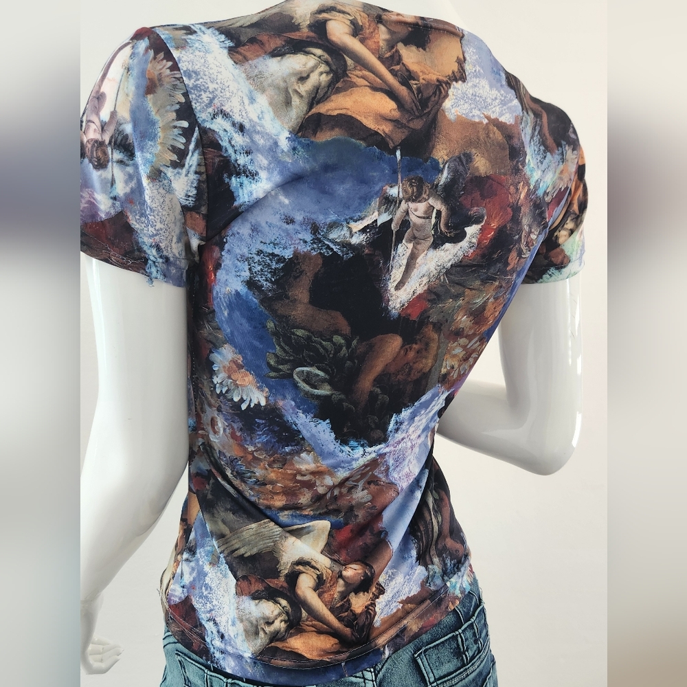 Angel Design Girl T-Shirt Size Small - Picture 5 of 17